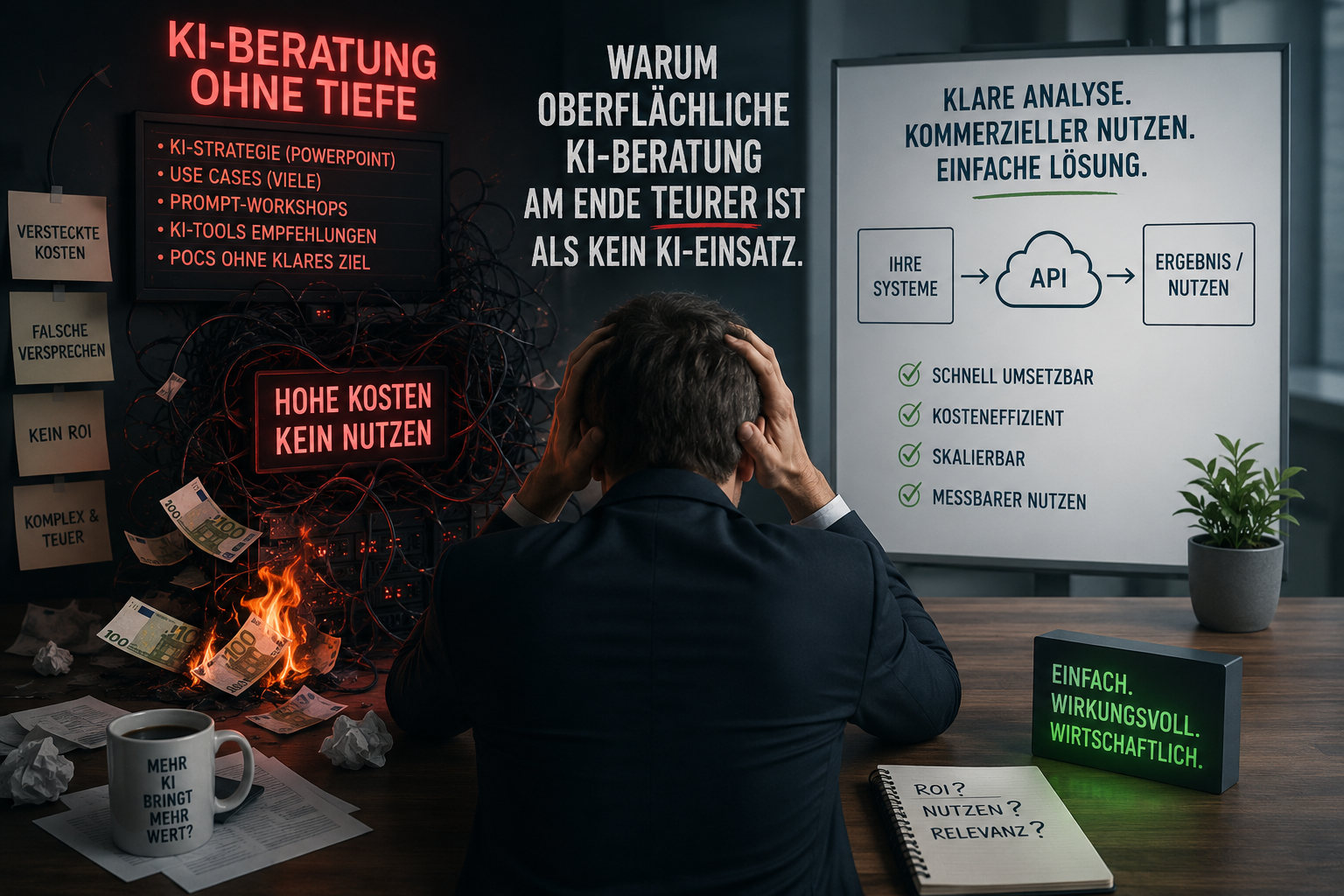 Warum oberflächliche KI-Beratung am Ende teurer ist als kein KI-Einsatz.