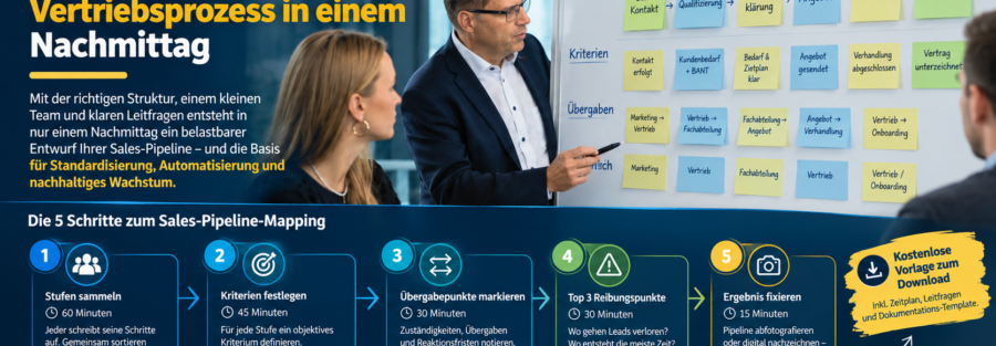 Sales-Pipeline-Mapping im Workshop