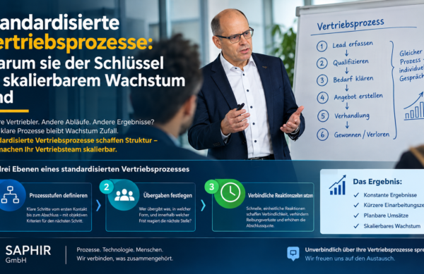 Standardisierte Vertriebsprozesse für skalierbares Wachstum