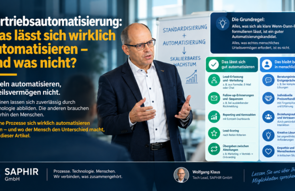 Vertriebsautomatisierung Mensch und Maschine