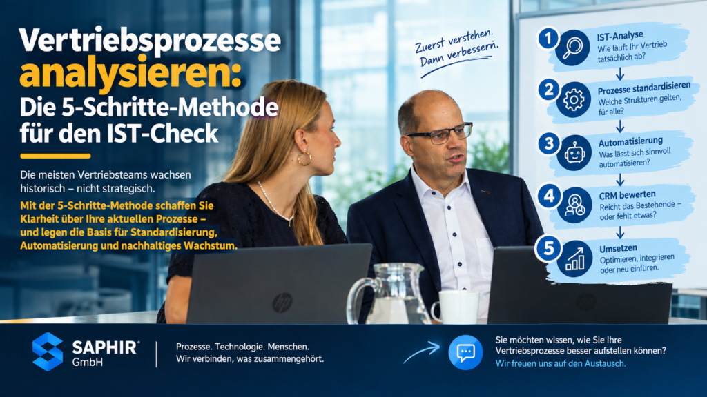 Vertriebsprozesse analysieren Die 5-Schritte-Methode