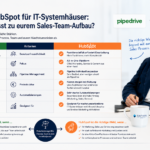 Pipedrive vs. HubSpot für IT-Systemhäuser: Welches CRM passt zu eurem Sales-Team-Aufbau?